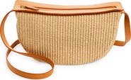 Mansur Gavriel Moon Raffia Sling Bag