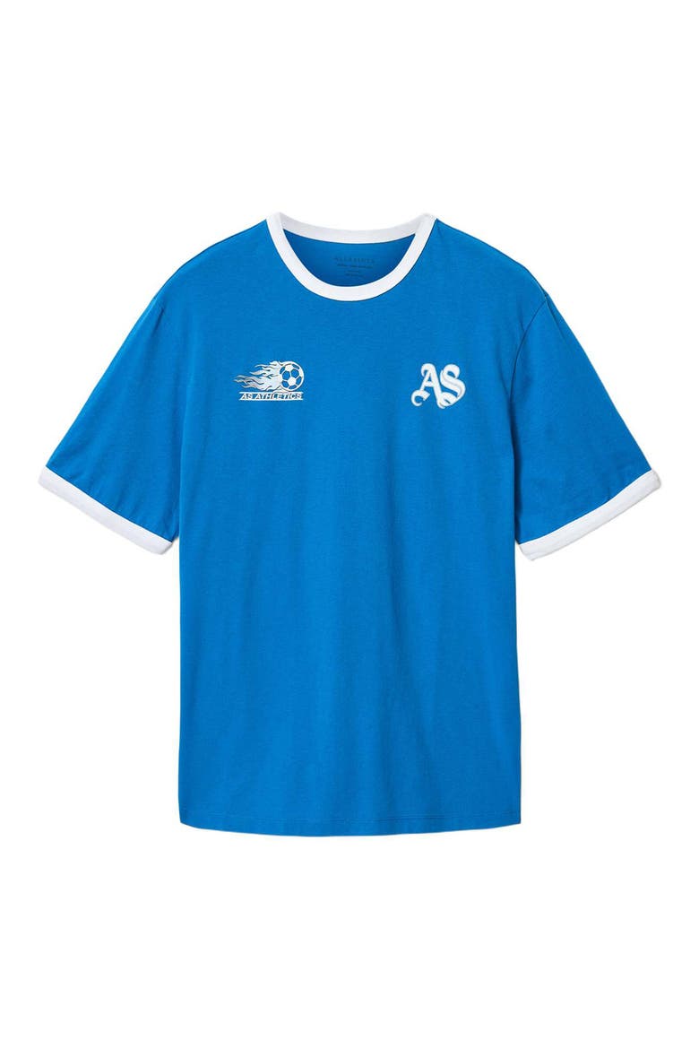 Azzurri Cotton T-Shirt, Alternate, color, AFINA BLUE