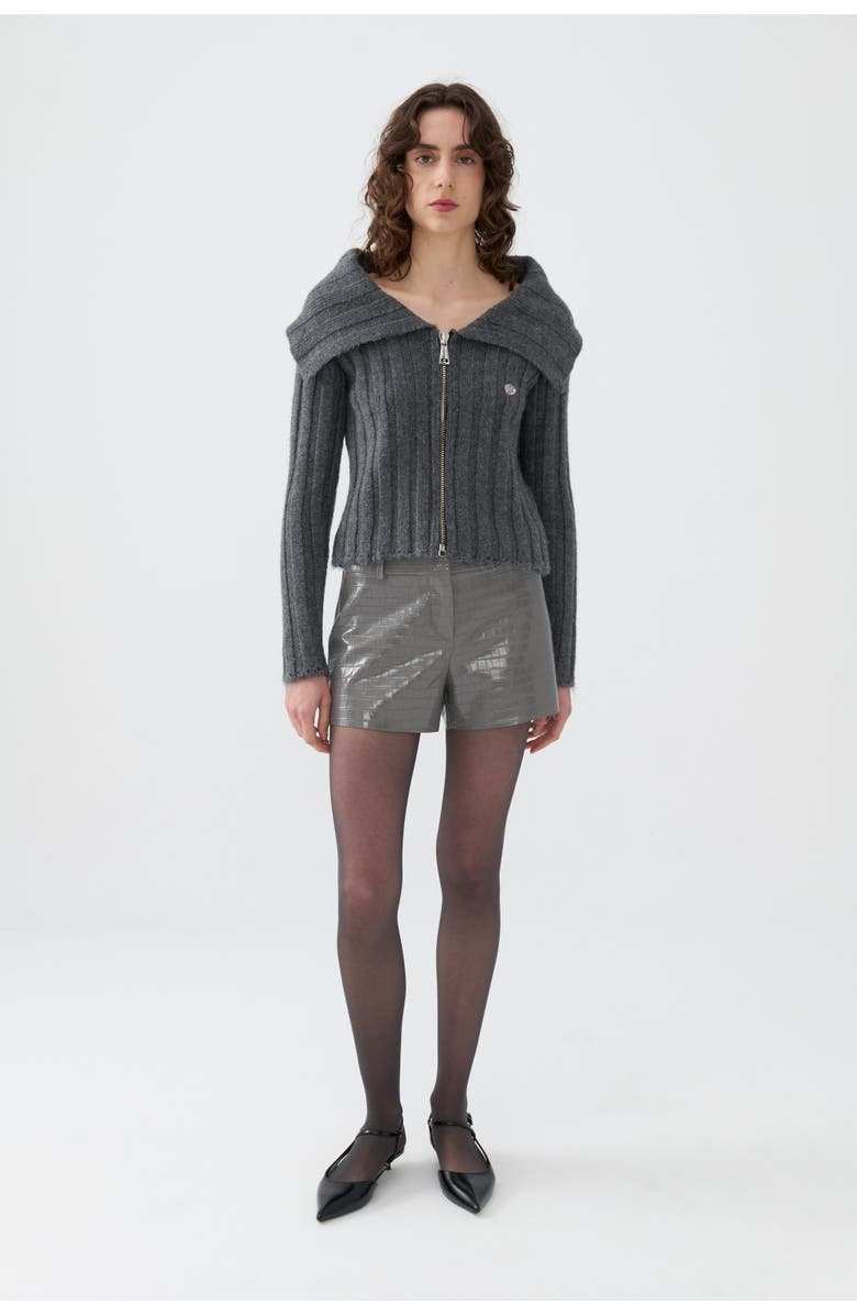 Nocturne High Waisted Mini Shorts, Alternate, color,