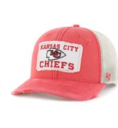 '47 Men's '47 Red Kansas City Chiefs Egremont Well-Worn Adjustable Trucker Hat