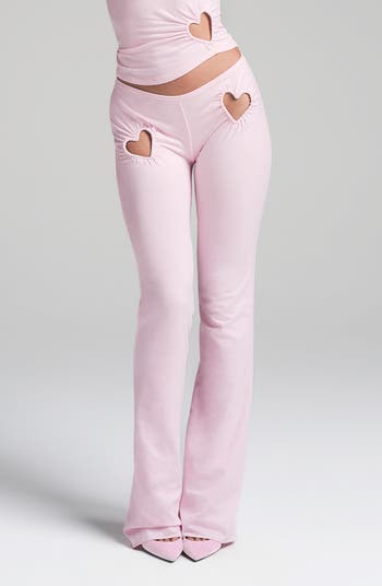 Heart Cotton Blend Jersey Leggings