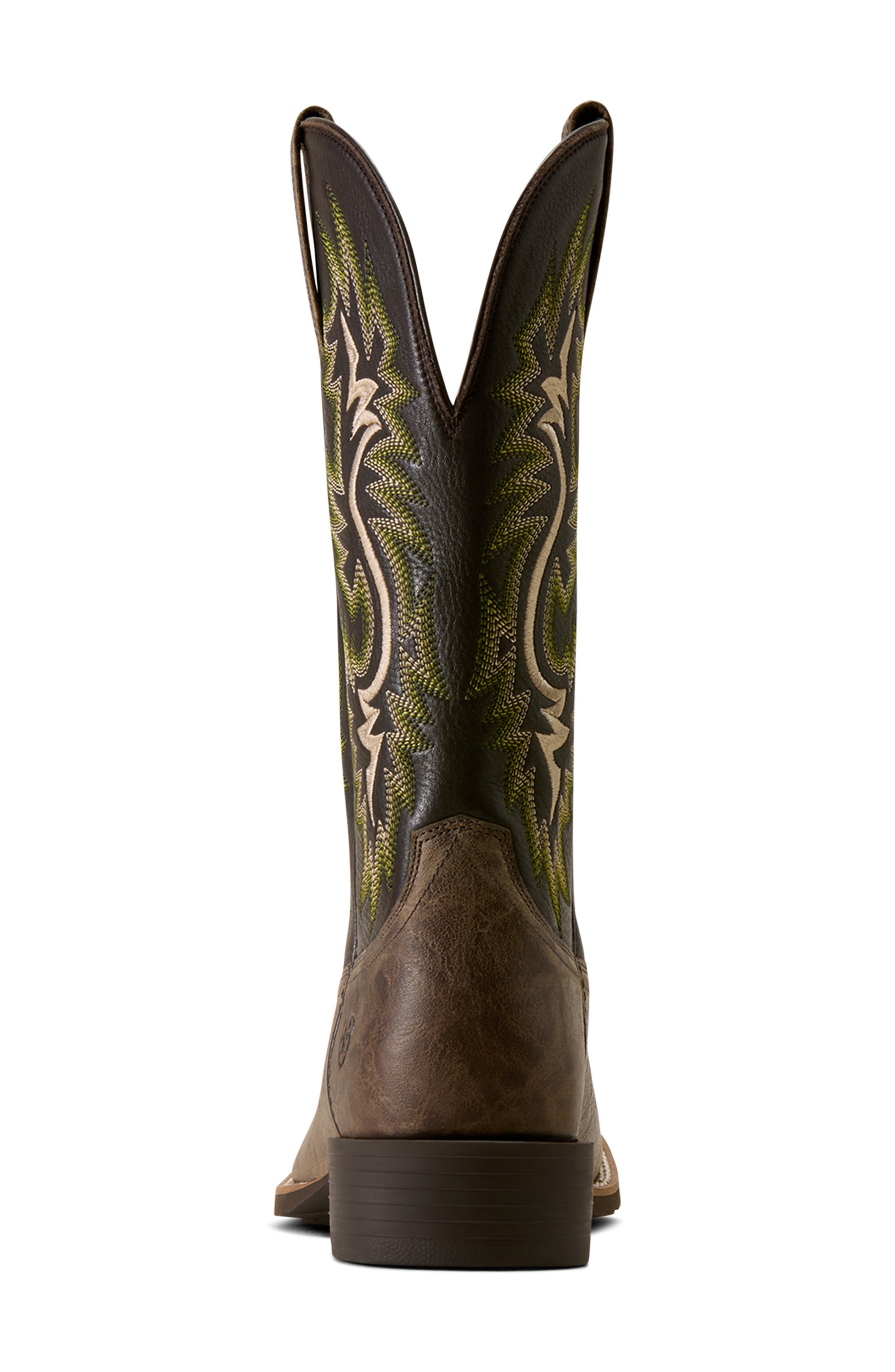 Sport Colter Wide Square Toe Western Boot, Alternate, color, DRIED SAGE ELEPHANT PRINT