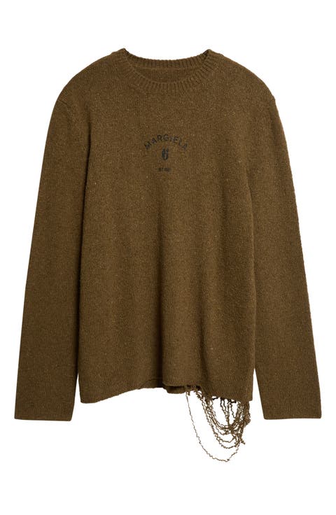 Wool Blend Crewneck Sweater
