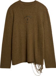 MM6 Maison Margiela Wool Blend Crewneck Sweater