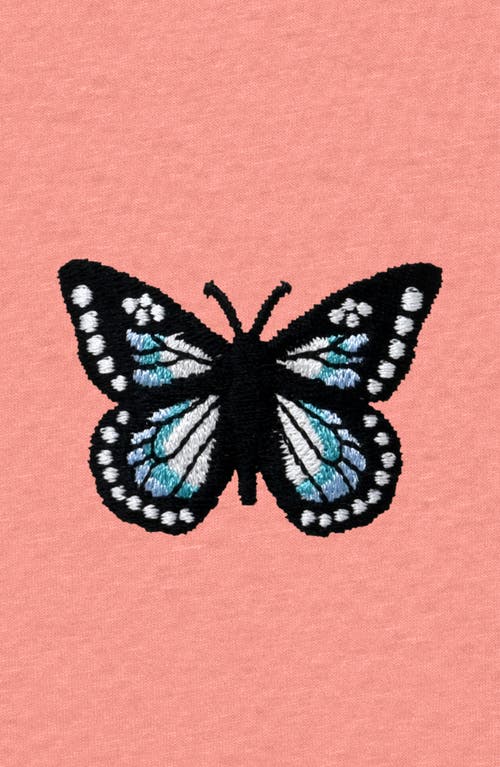 Dalix Womens Butterfly Lightweight Everyday Tee In Pink