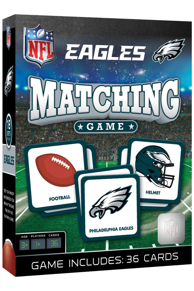 Philadelphia Eagles Matching Game, Main, color, Multicolor