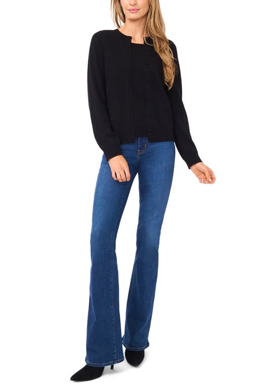 Halogenr Halogen(r) Tank & Cardigan Set In Black