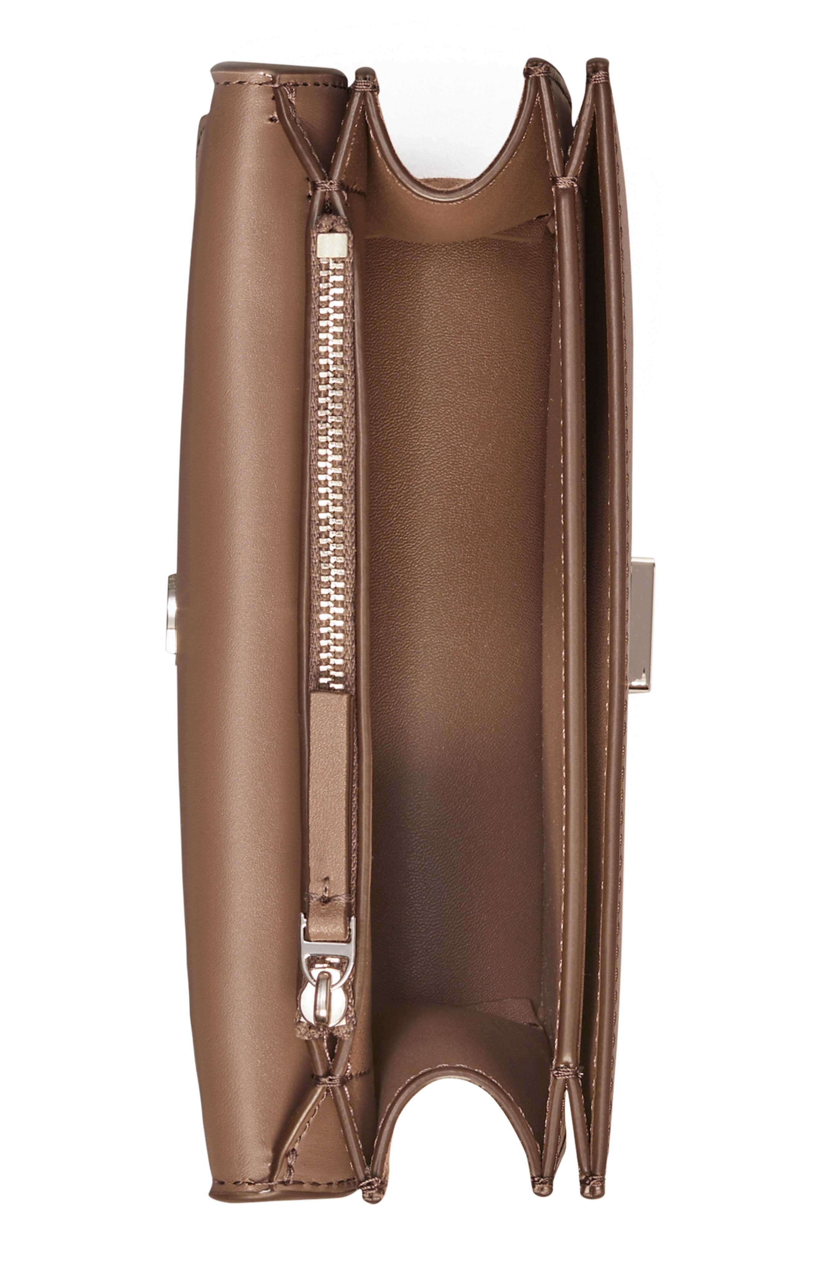 Tory Burch Eleanor Canvas Convertible Shoulder Bag, Alternate, color, 