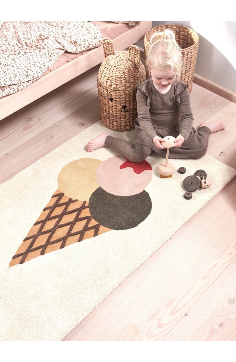 OYOY Ice Cream Tufted Rug, Alternate, color, Multi