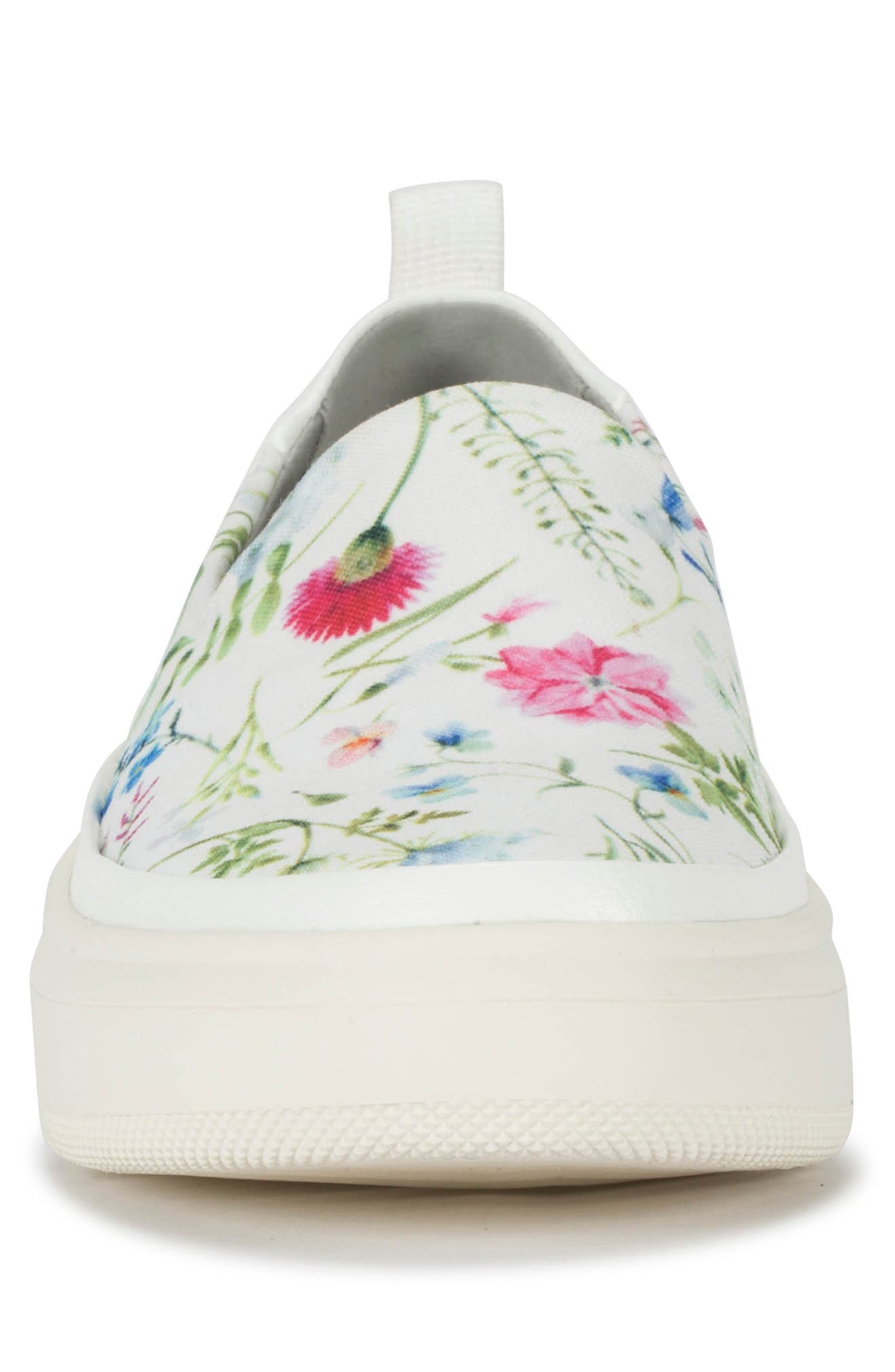 BARETRAPS Nevin Floral Platform Slip-On Sneaker, Alternate, color, White Multi