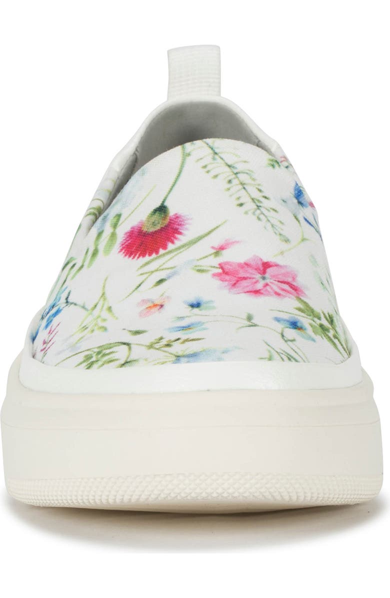 BARETRAPS Nevin Floral Platform Slip-On Sneaker, Alternate, color, White Multi
