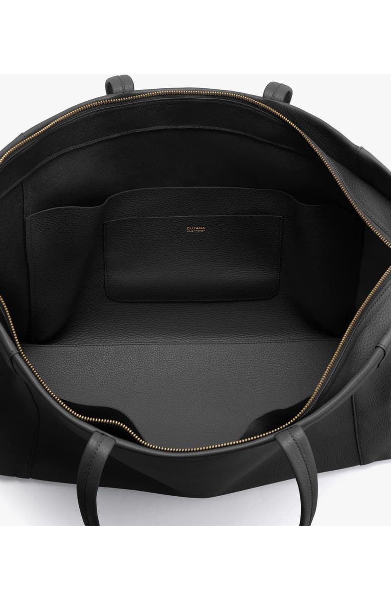 Cuyana Easy Overnighter Bag, Alternate, color, Black