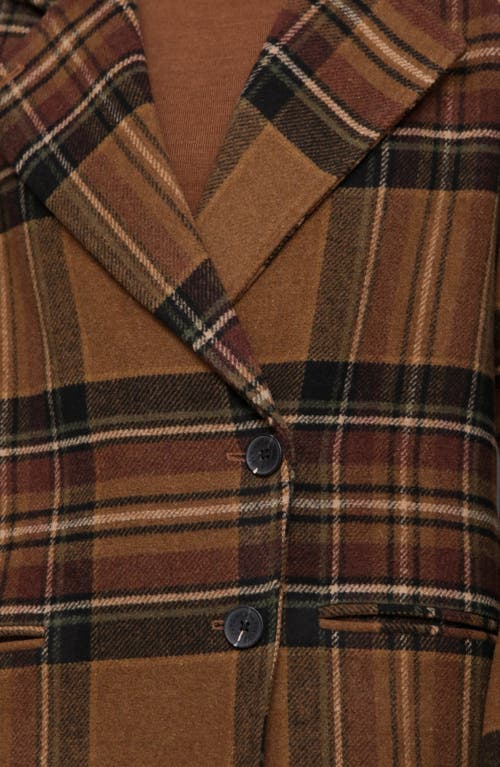 Avec Les Filles Walker Raglan Coat In Brown