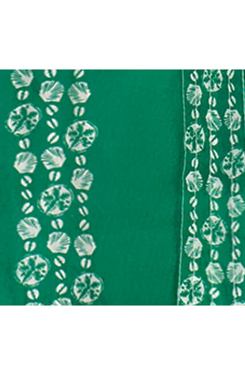 Mer St. Barth Anouk Women's Kaftan Jungle Seashells, Alternate, color, Green