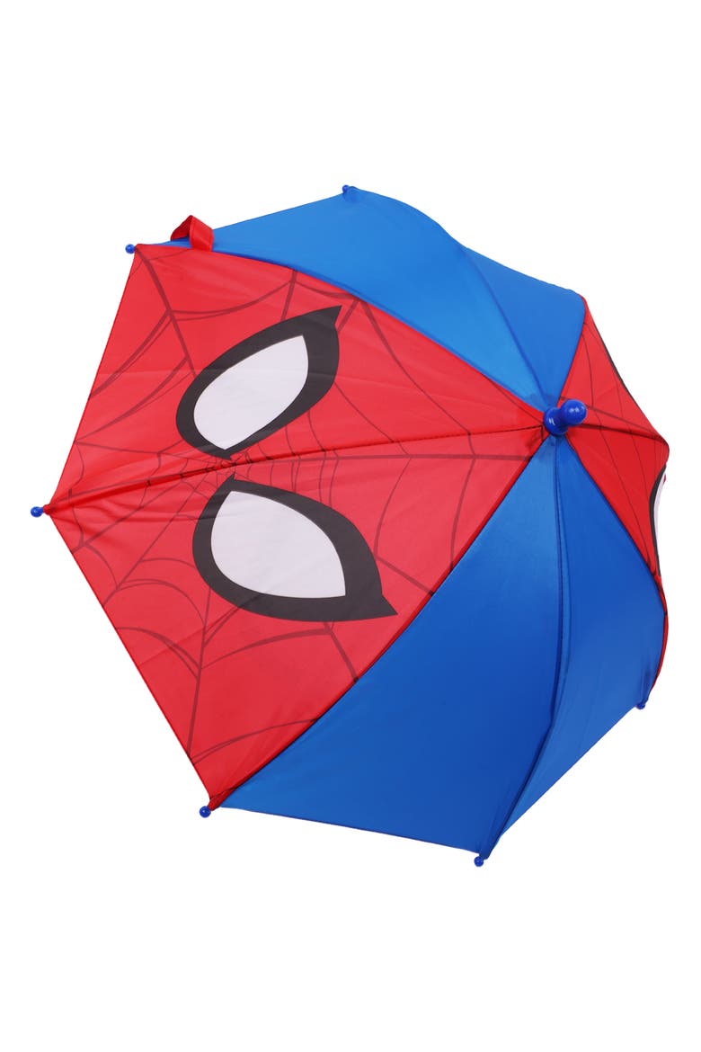 Spider-Man Face Kids Umbrella, Alternate, color, MULTI