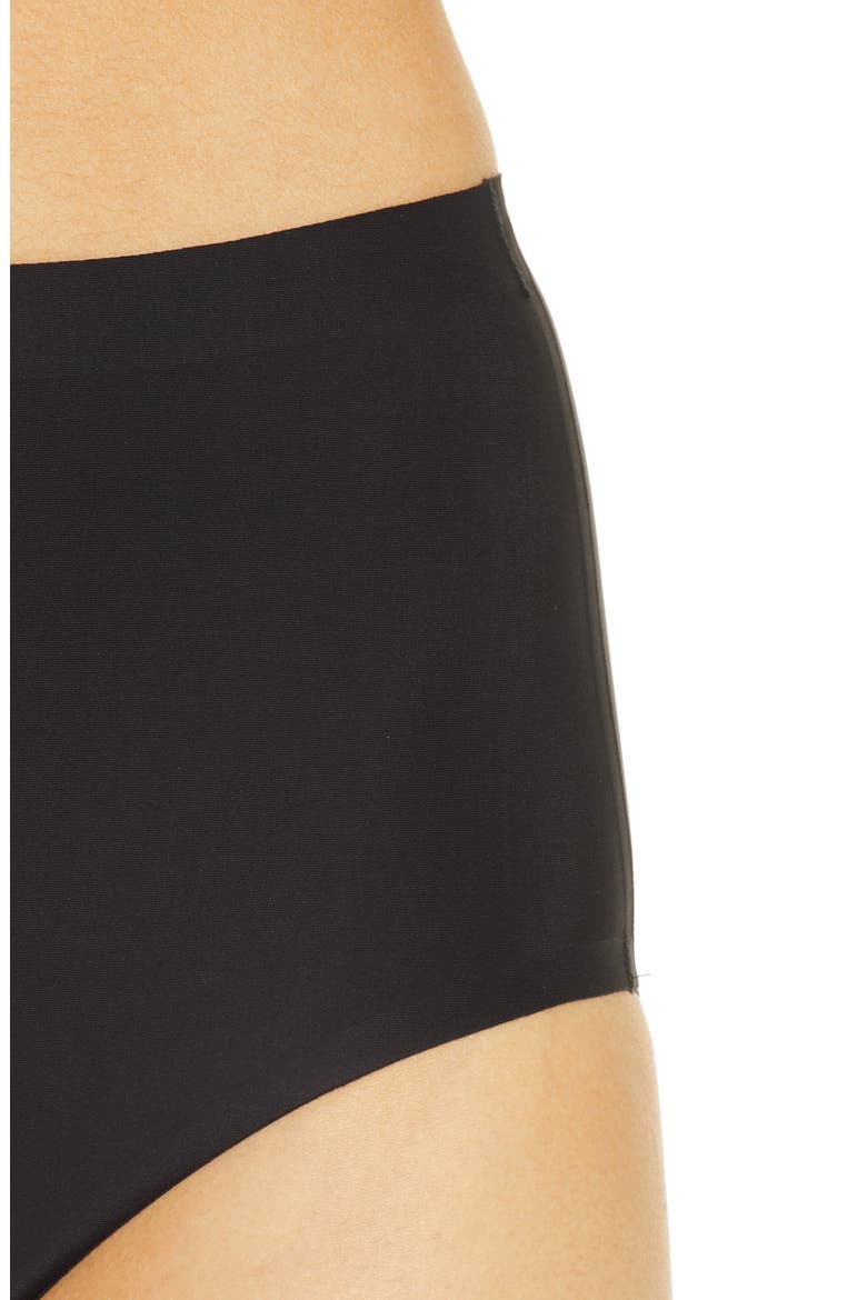 Essential High Waist Panties, Alternate, color, BLACK