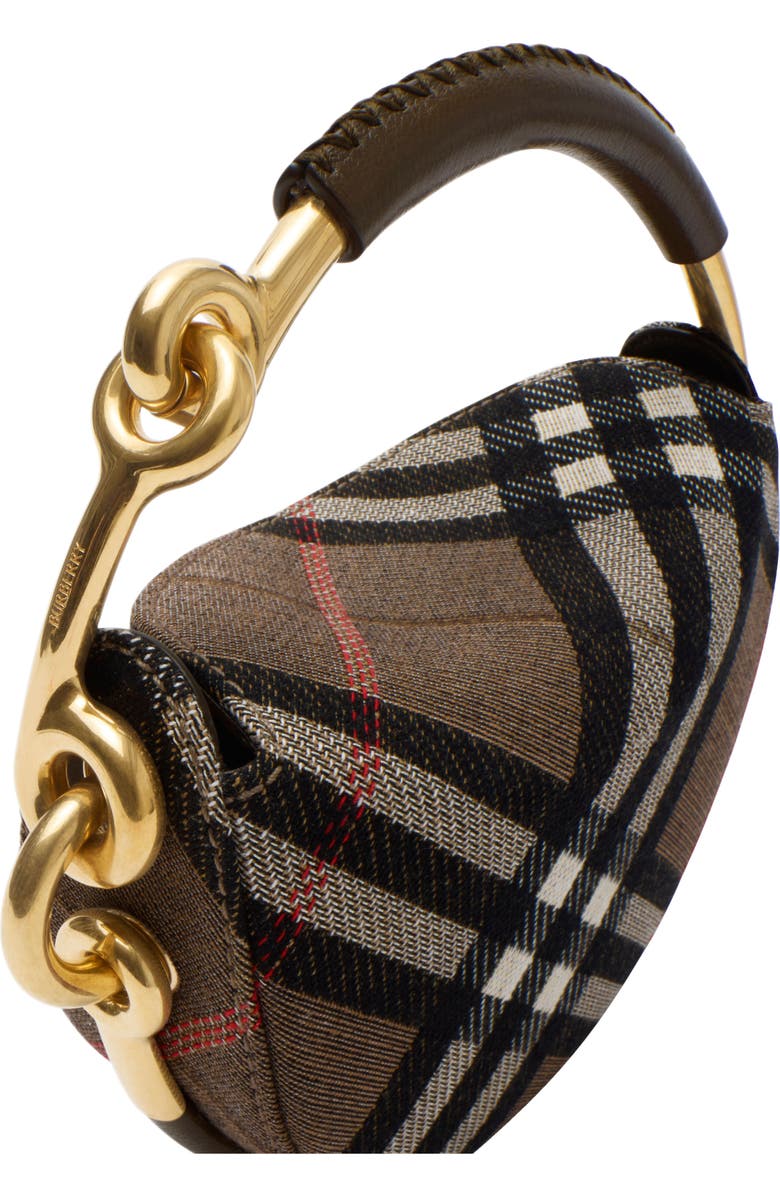 Burberry Bridle Check Clutch, Alternate, color,
