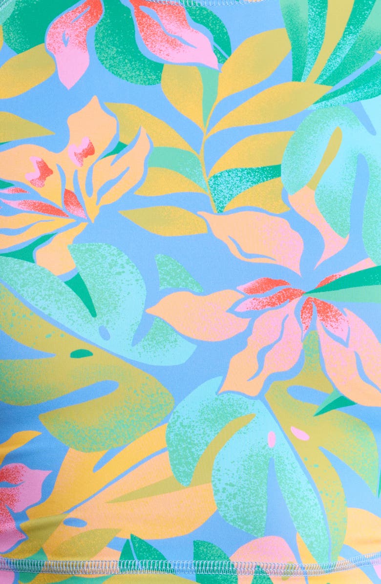 Billabong Tropic Daze Crop Long Sleeve Rashguard, Alternate, color, 