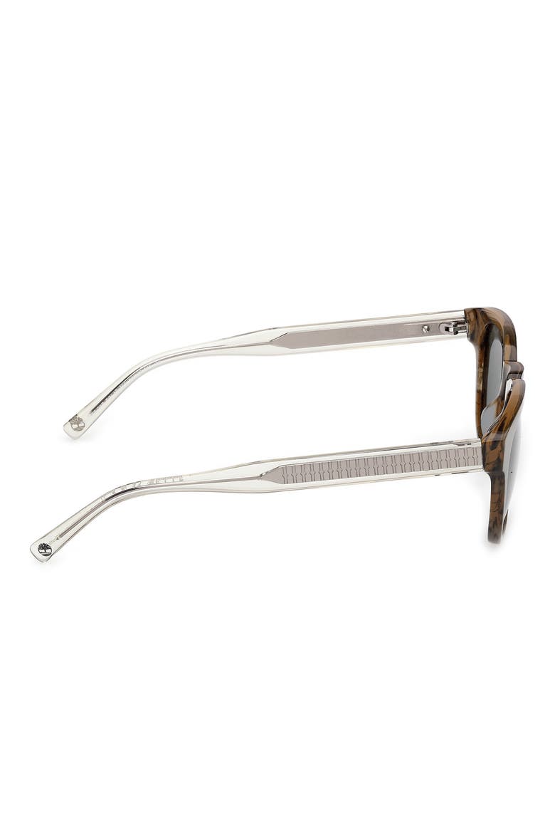 53mm Sunglasses, Alternate, color, SHINY DARK GREEN / GREEN