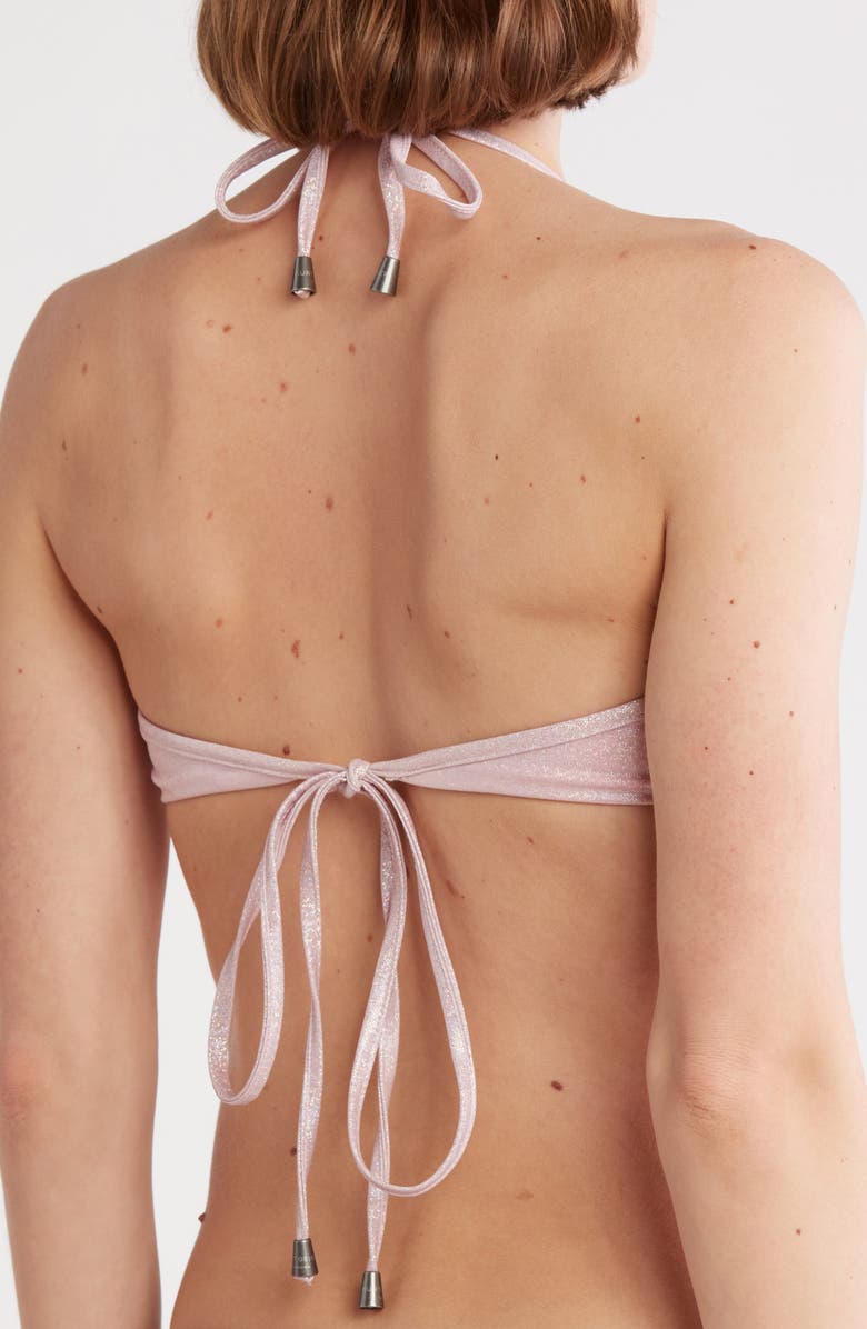 Kurt Geiger London Rhinestone Eye Bikini Top, Alternate, color, 