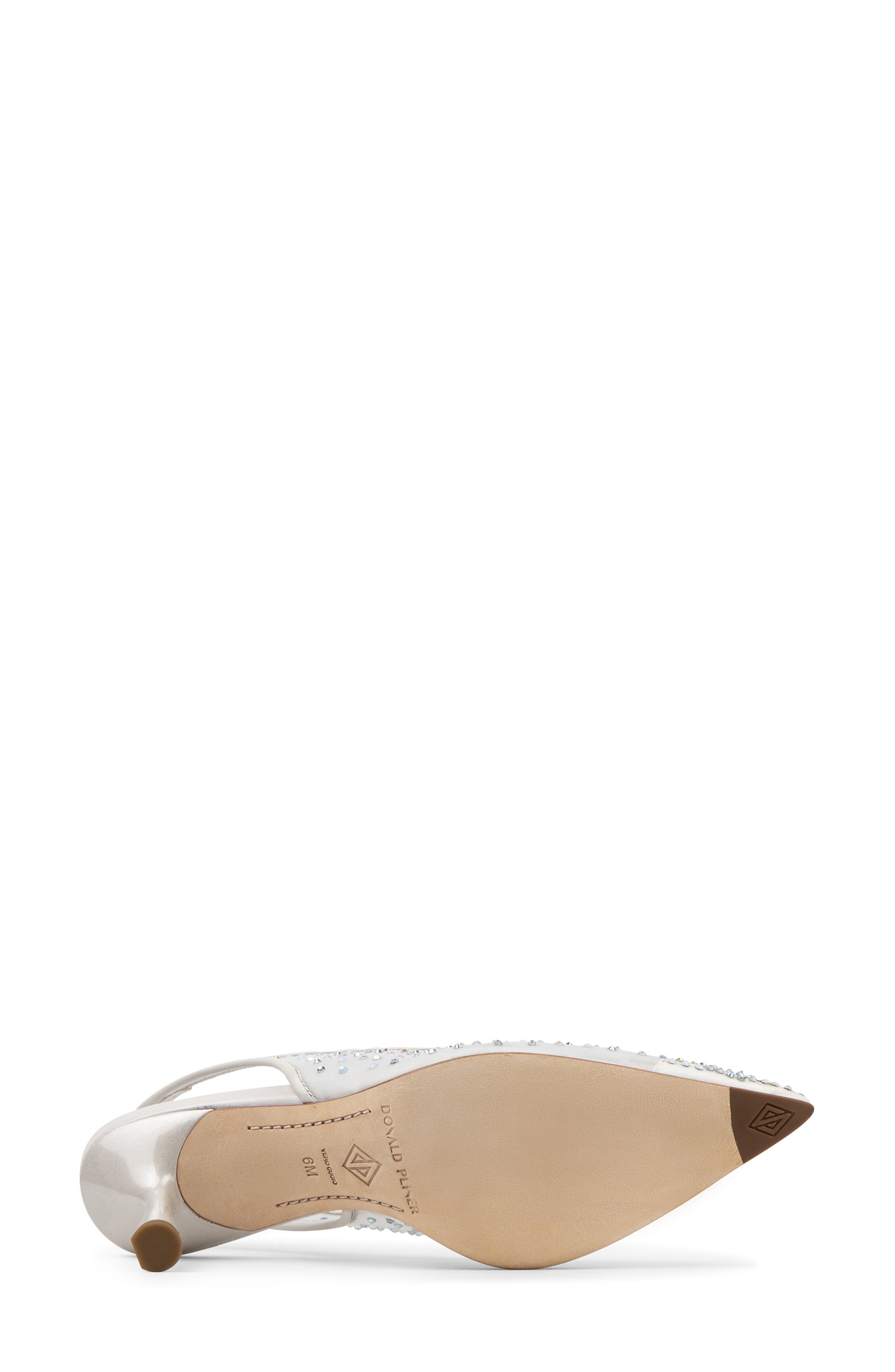 Donald Pliner Eloise Slingback Pointed Toe Pump, Alternate, color, Pearl