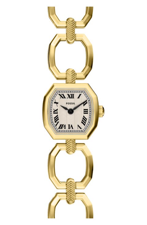 Harlow Mini Chain Link Bracelet Watch, 20mm