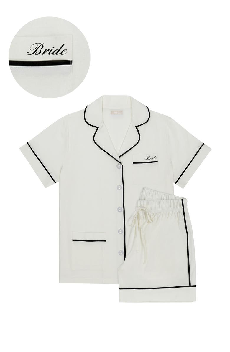KIP Bride Stretch Cotton Short Pajama Set, Main, color, 