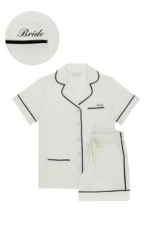 Kip. Kip Bride Stretch Cotton Short Pajama Set