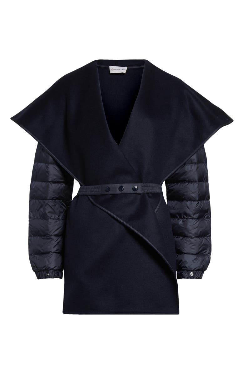 Moncler Archivio DNA Cape Jacket, Alternate, color, Blue