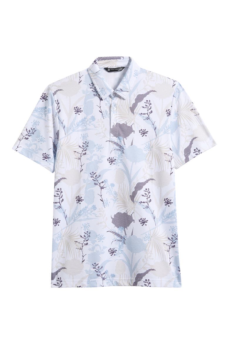 Tropical Fusion Floral Polo, Alternate, color, WHITE