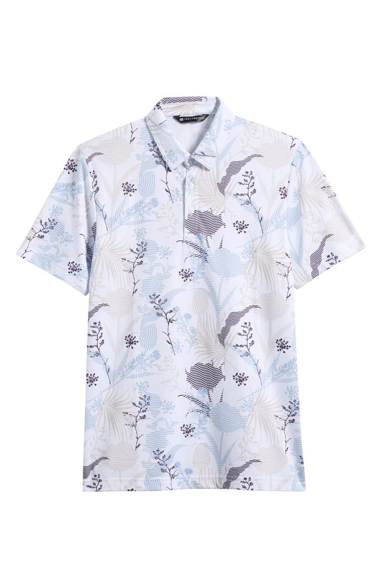 TravisMathew Tropical Fusion Floral Polo, Alternate, color, White