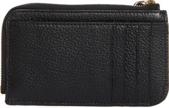 ★Chloe★ Alphabet Zipper Card Holder Cashmere Gray CHC21WP9 Chloé Alphabet Card Holder In Grained Leather in Cashmere