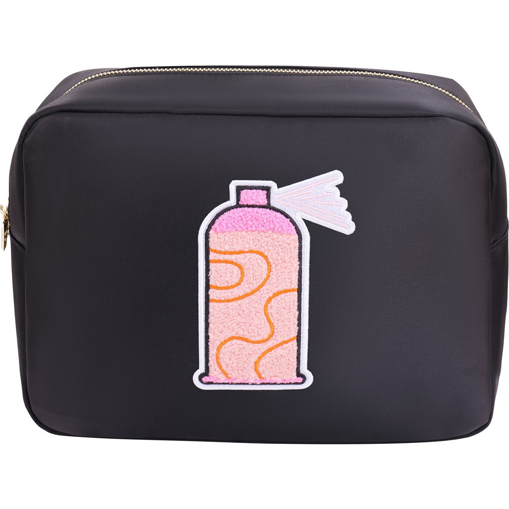 Bloc Bags Extra Large Hairspray Cosmetics Bag In Black