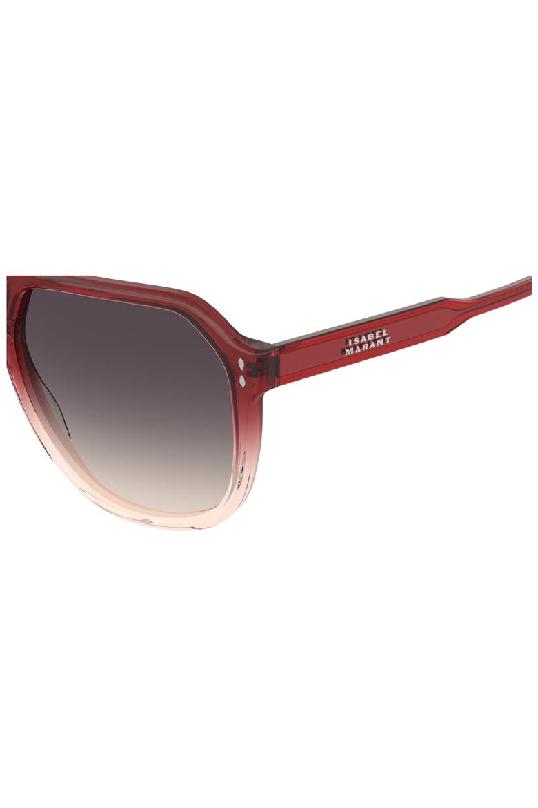 60mm Pilot Sunglasses, Alternate, color, 02OO-3X