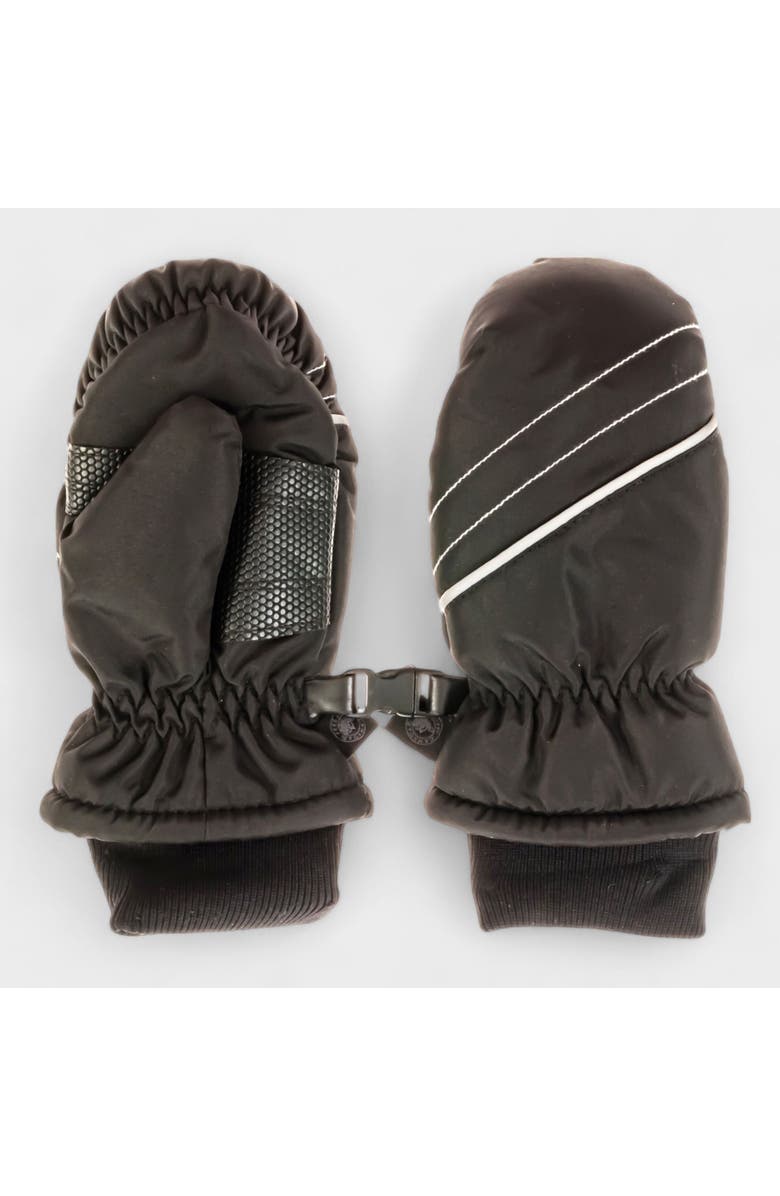 CANADA WEATHER GEAR Kid's Ski Mittens, Main, color, Black
