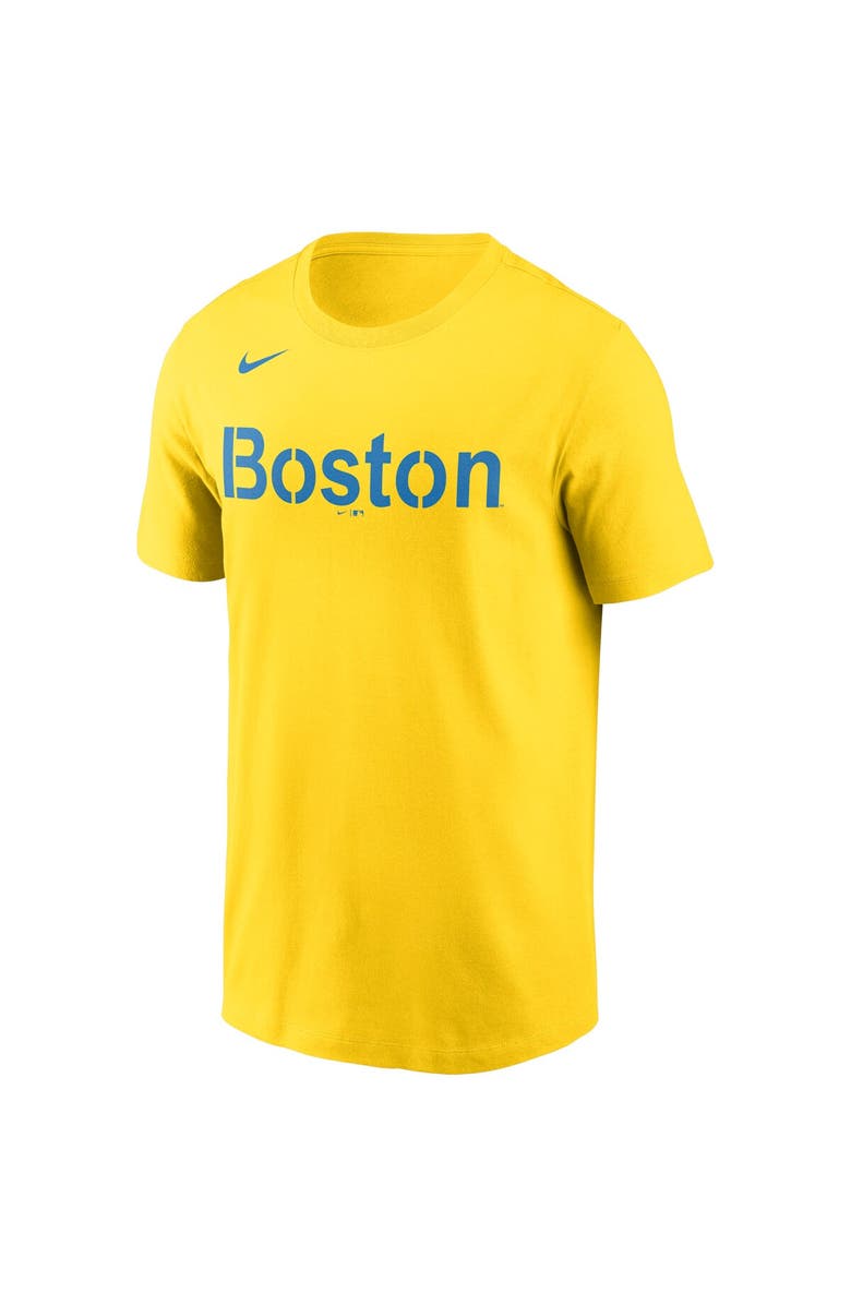 Nike Men's Nike Boston Red Sox City Connect Wordmark T-Shirt, Alternate, color, 