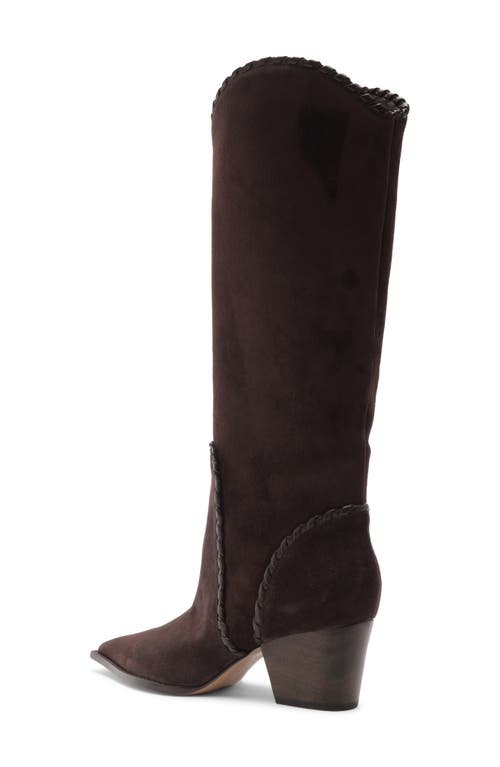 Alexandre Birman Victoria Knee High Saddle Boot In Brown