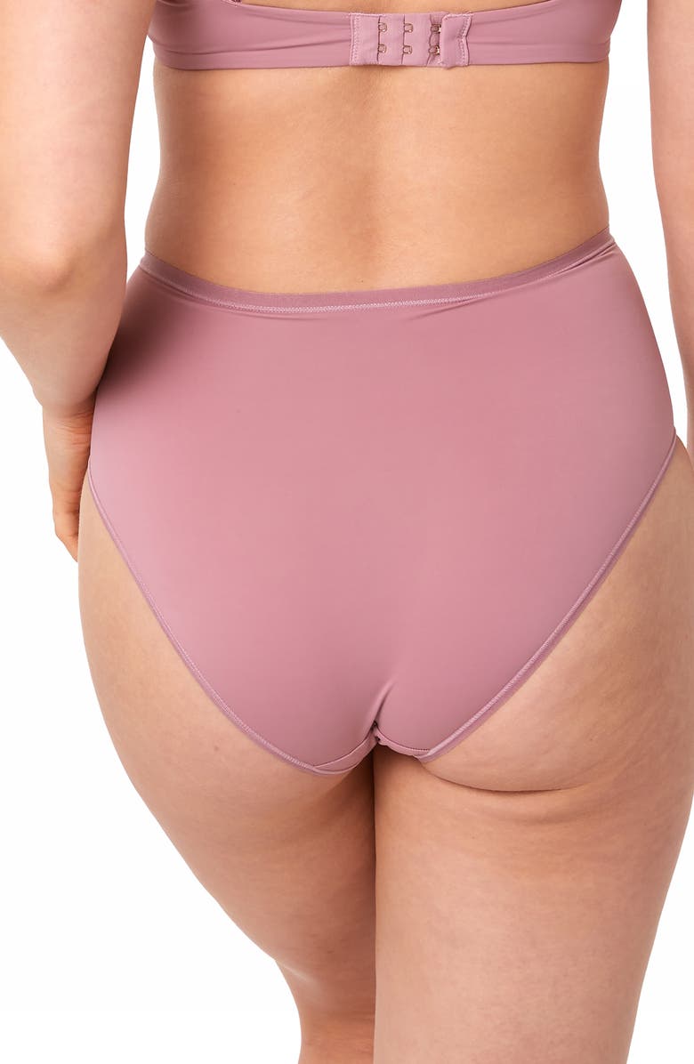 Deja Day Second Skin High Waist Briefs, Alternate, color,