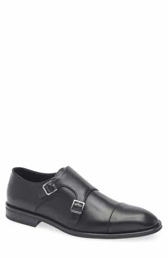 Derrek Double Monk Strap Cap Toe Shoe