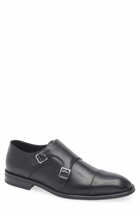 BOSS Derrek Double Monk Strap Cap Toe Shoe