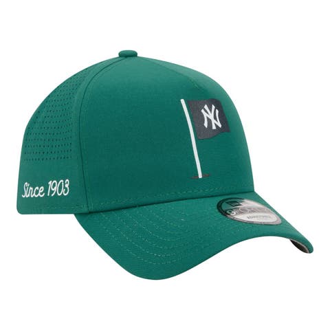 Men's New Era  Green New York Yankees Pin Seeker 9FORTY A-Frame Adjustable Hat