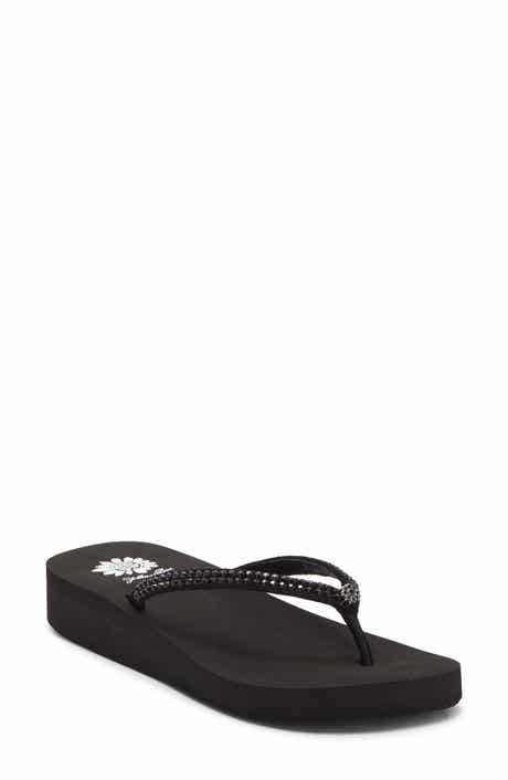 Yellow Box Premium Jello Flip Flop Jewelled Sandal