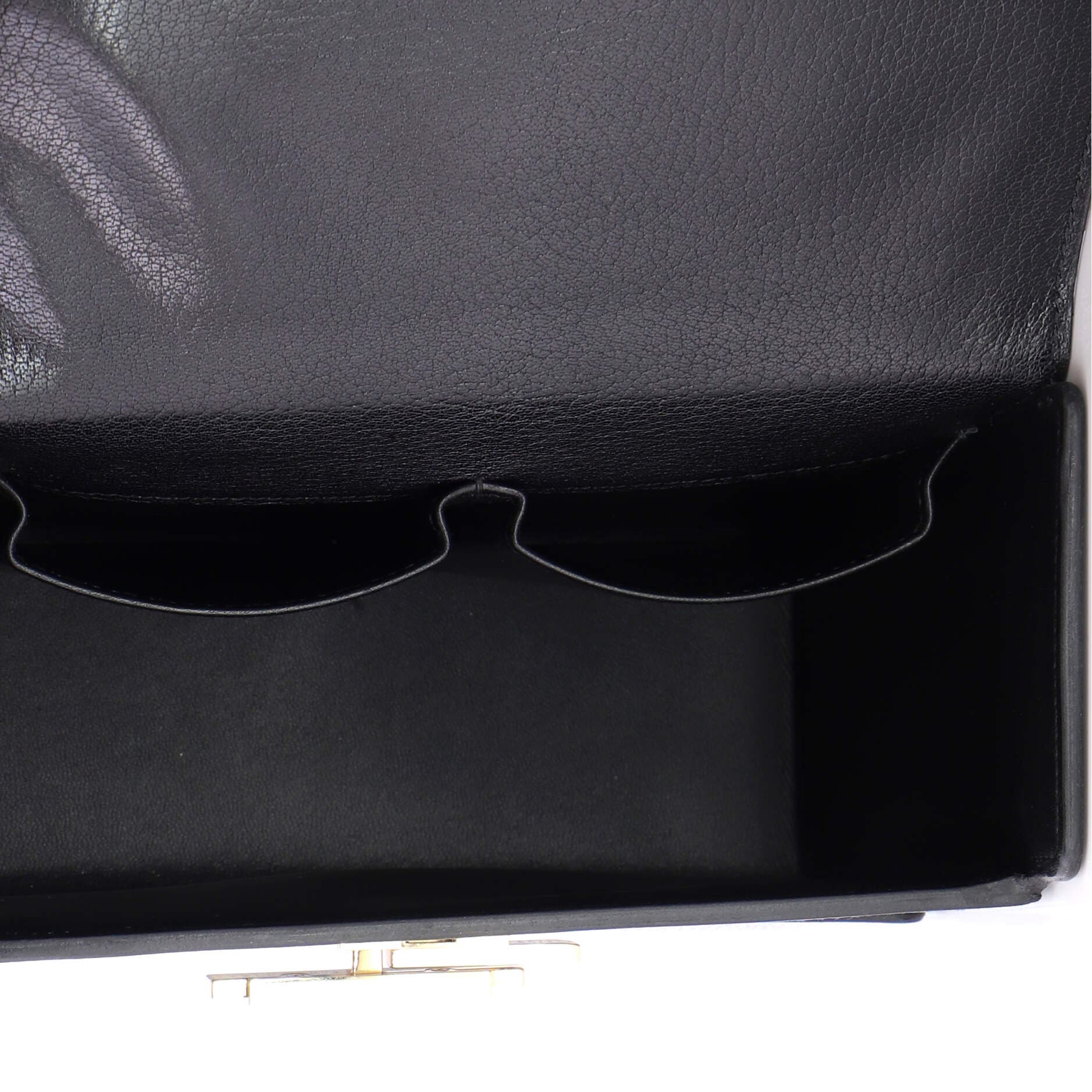 Cinhetic Top Handle Bag Chevre Chamkila, Alternate, color, Noir