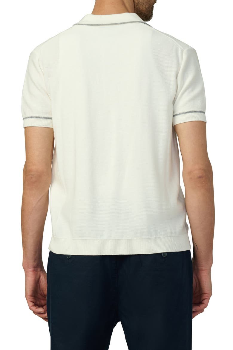 Jimmy Banlon Johnny Collar Polo Sweater, Alternate, color, NATURAL