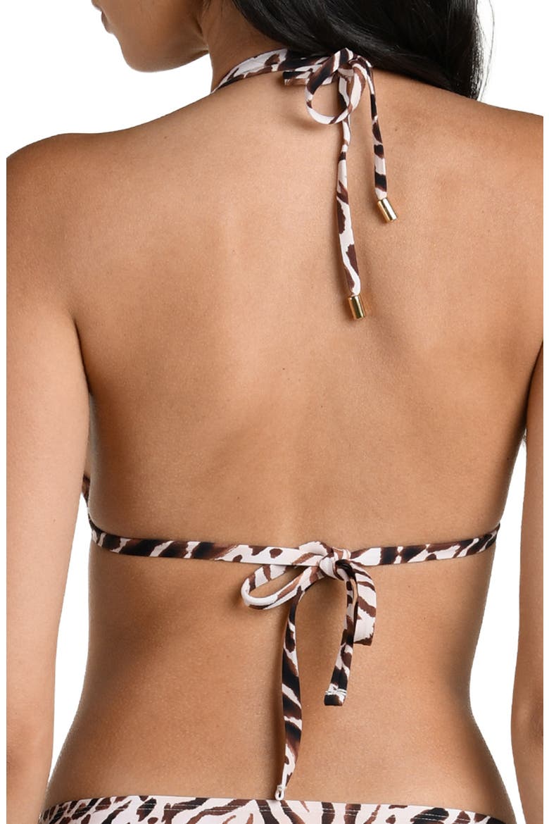 Fierce Territory Triangle Bikini Top, Alternate, color, TAUPE