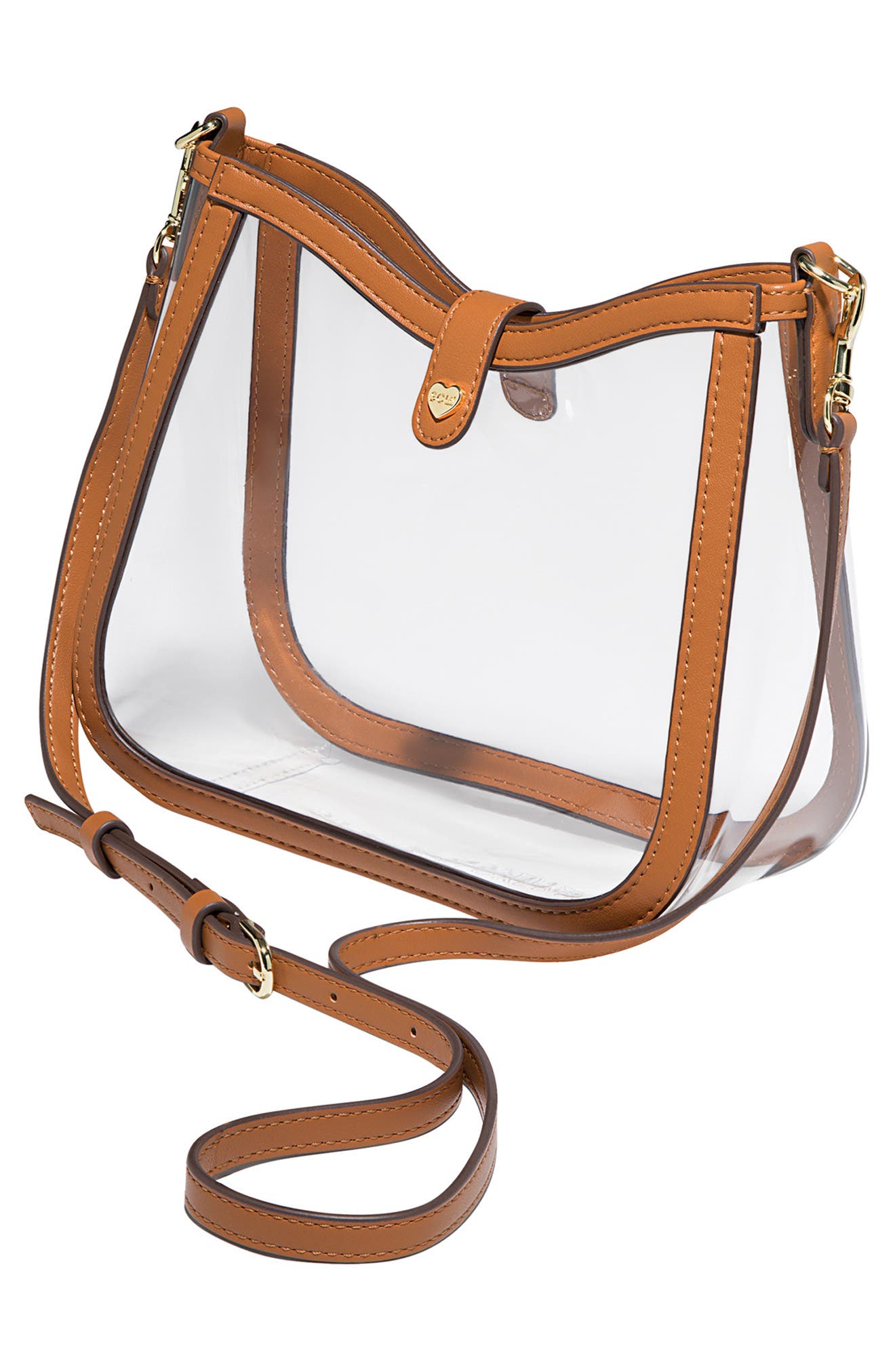 Stoney Clover Lane Clear Curved Crossbody Bag, Alternate, color, 