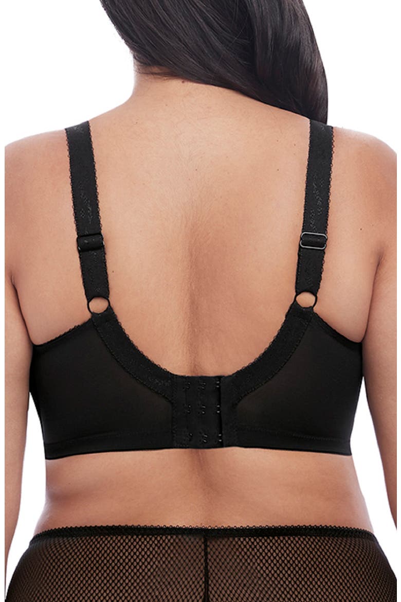 Charley Full Figure Spacer Underwire Bra, Alternate, color, BLACK