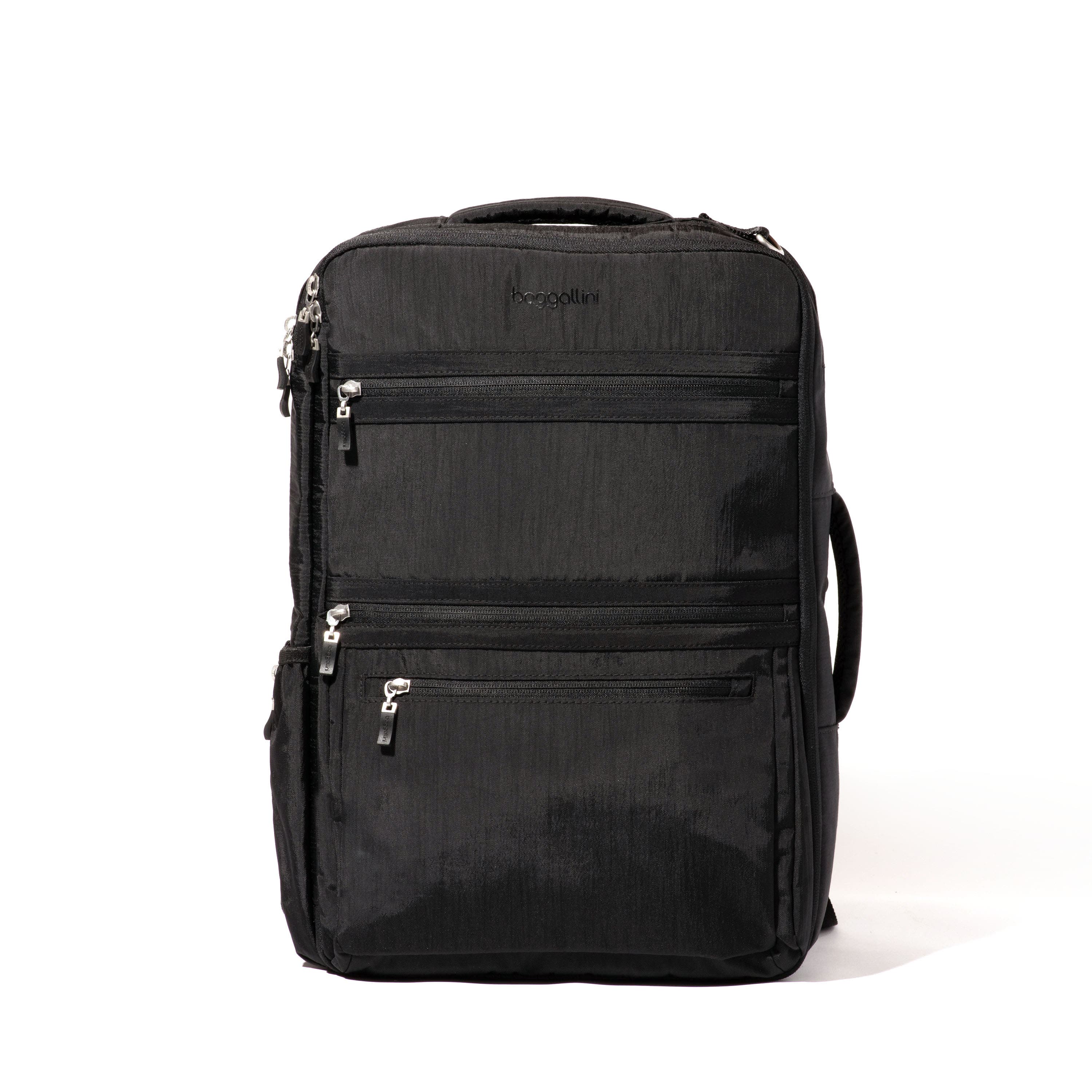 BAGGALLINI Modern Convertible Travel Backpack, Main, color, Black