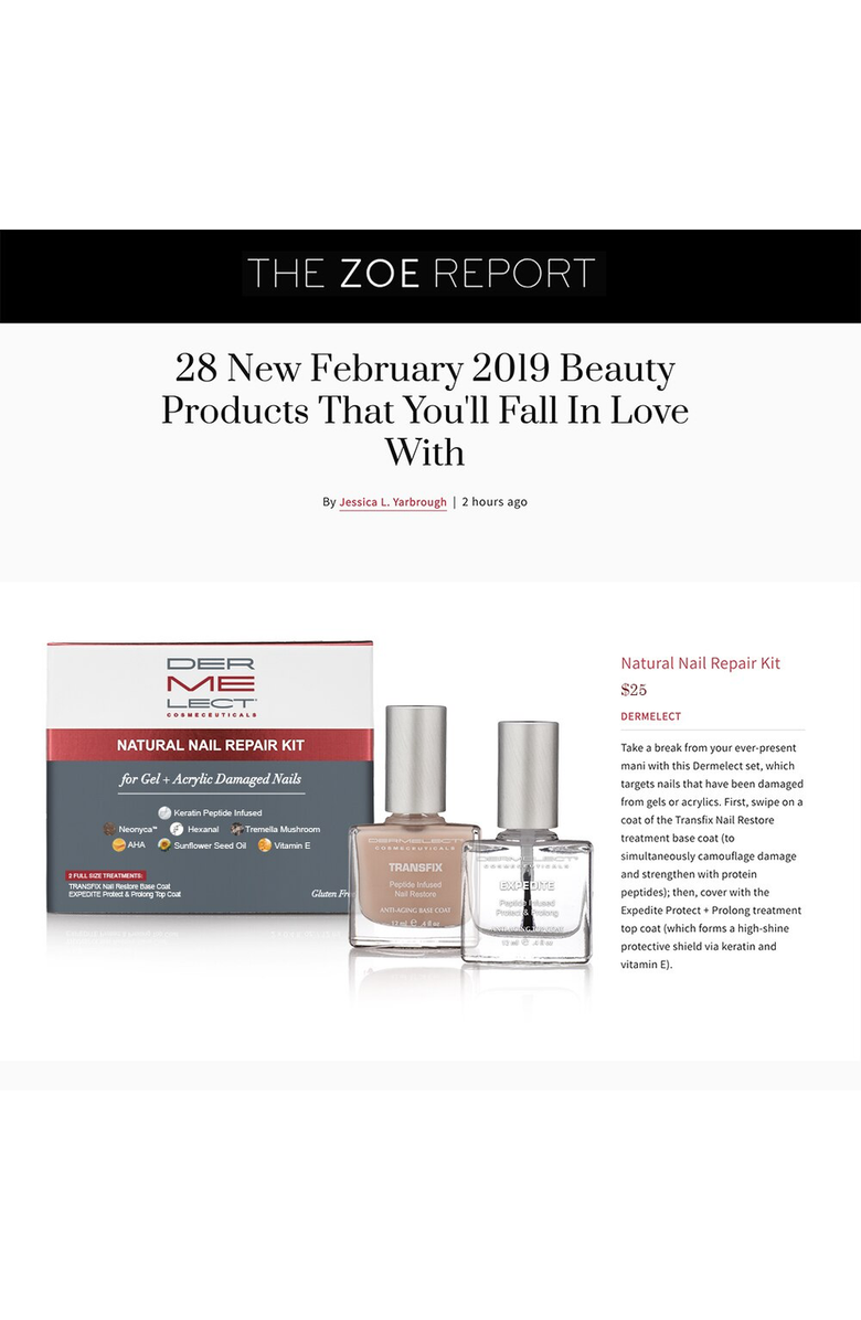 Dermelect EXPEDITE Protect & Prolong Top Coat, Alternate, color, Clear