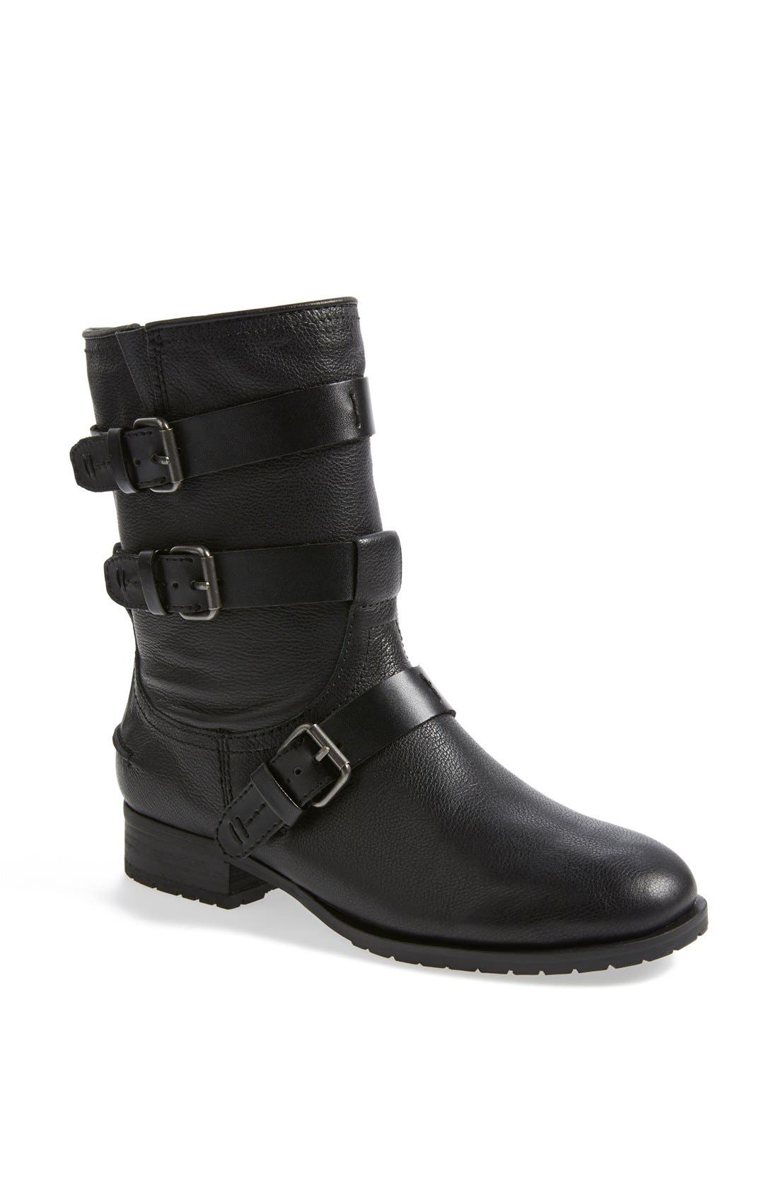 DV by Dolce Vita 'Ferin' Buckle Boot, Main, color, BLACK